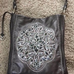 Brighton Anju beaded soft bucket bag